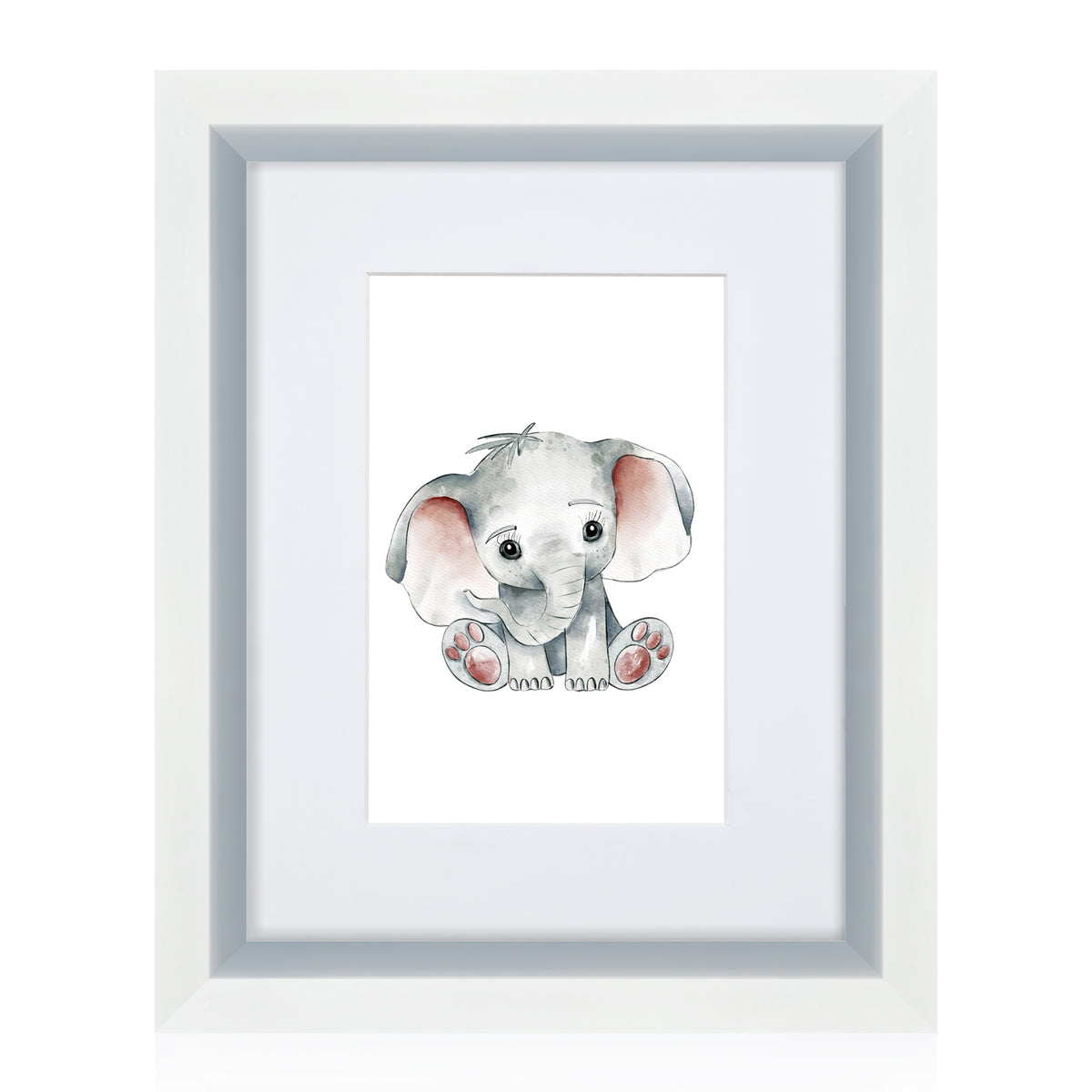 Masdun Metallica 50x70cm Photo Frame - White - Nursery