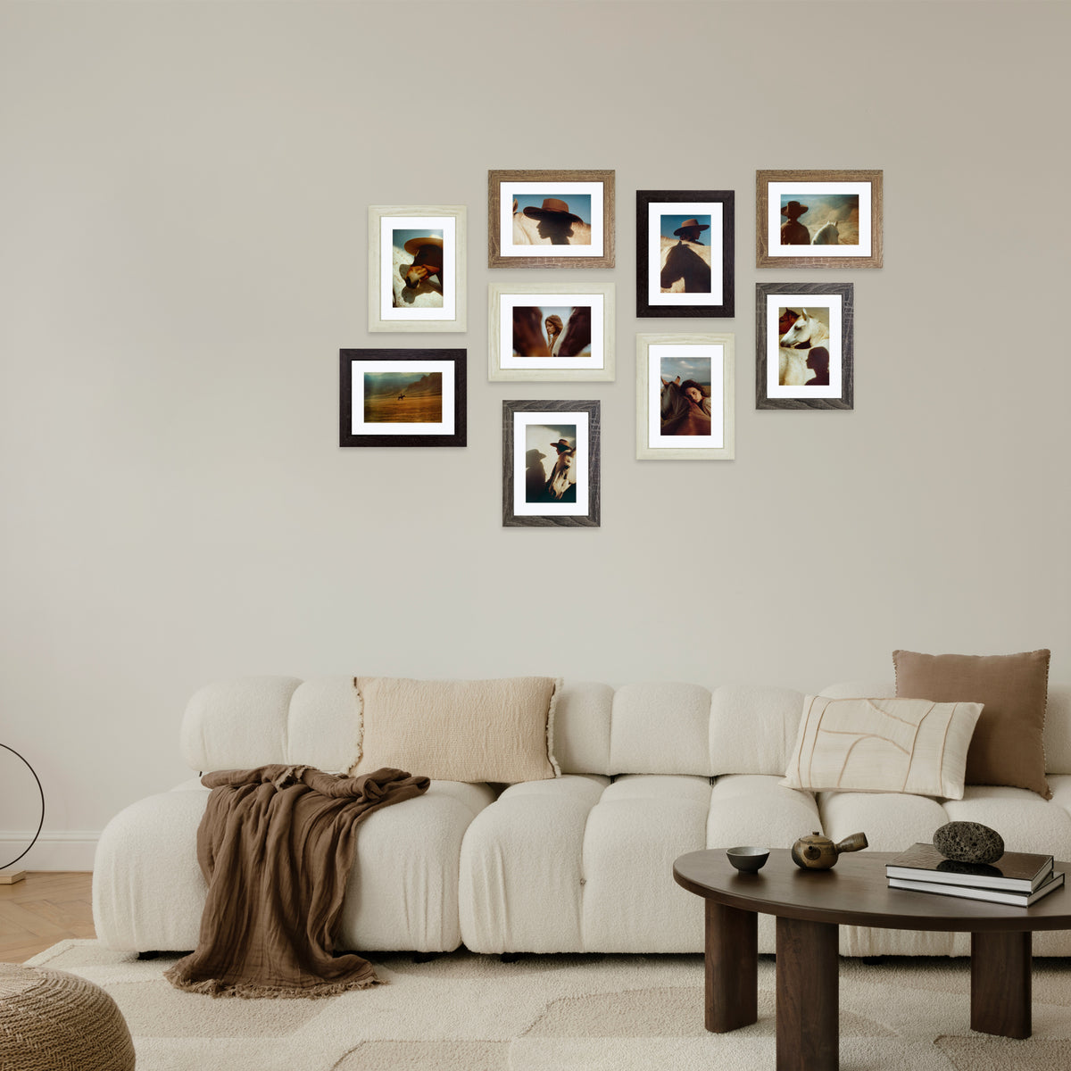 Masdun Modern A4/Certificate Photo Frame - White
