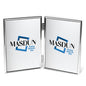 Double Silver Plated Series 120DS01-6R - A5 Picture 2x(15x20cm) Portrait