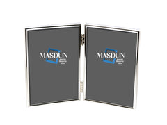 Double Silver Plated Series 120DS01-4R - A6 Picture 2x(10x15cm) Portrait