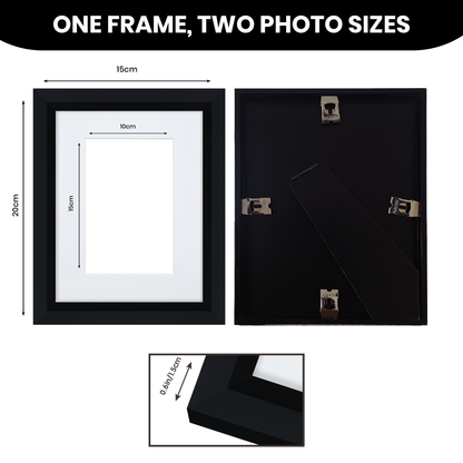 Masdun Metallica A5 Photo Frame - Black