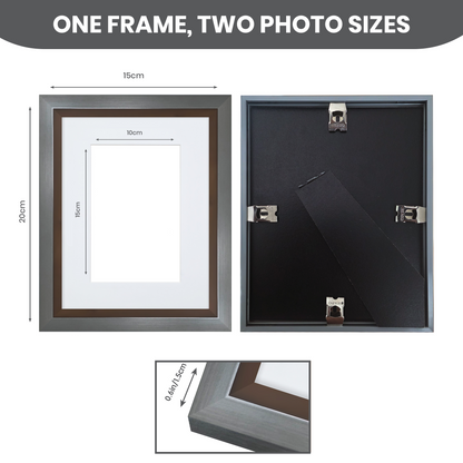 Masdun Metallica A5 Photo Frame - Steel