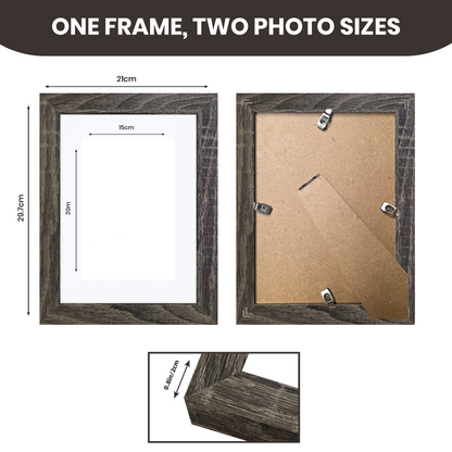 Masdun Modern A4/Certificate Photo Frame - Dark Grey
