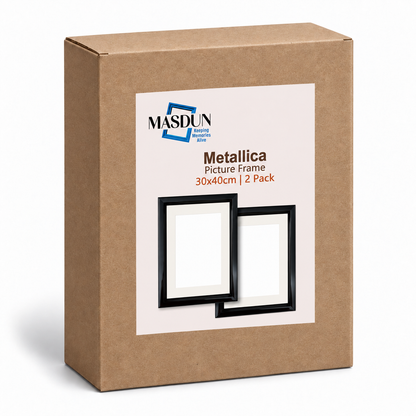 Masdun Metallica A3 Photo Frame - Black