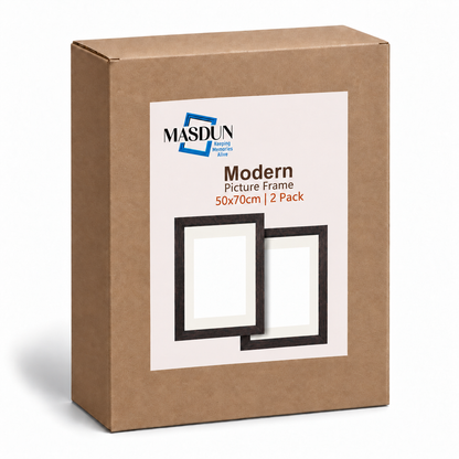 Masdun Modern 50x70cm Photo Frame - Dark Brown