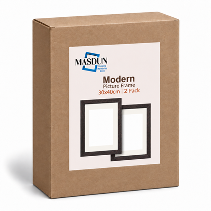 Masdun Modern 30x45cm Photo Frame - Dark Brown