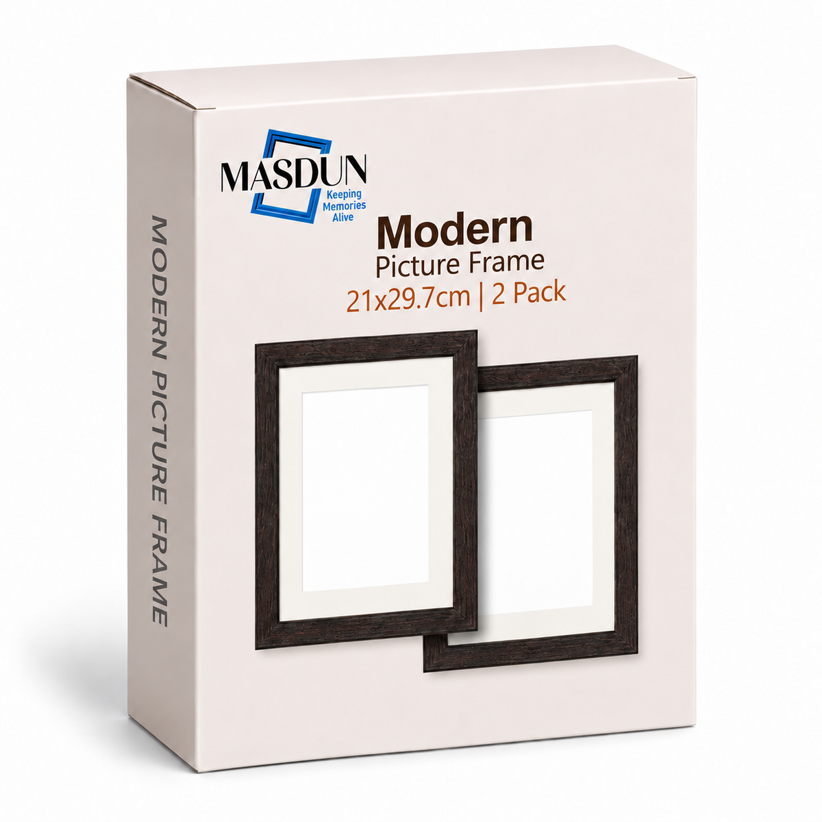 Masdun Modern A4/Certificate Photo Frame - Dark Brown