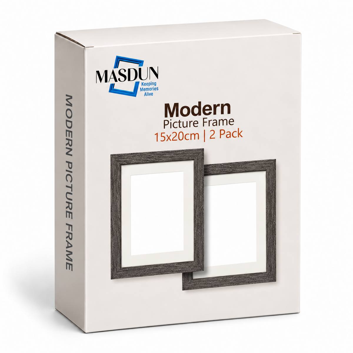 Masdun Modern A5 Photo Frame - Dark Grey