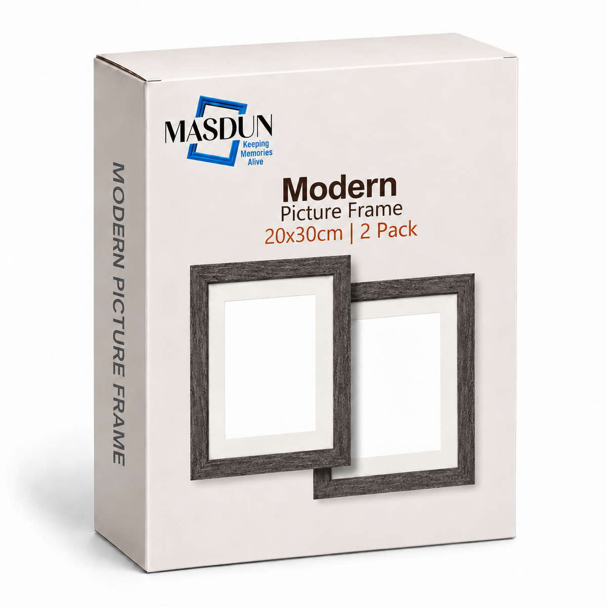 Masdun Modern A4 Photo Frame - Dark Grey