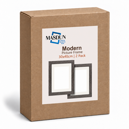 Masdun Modern 30x45cm Photo Frame - Dark Grey