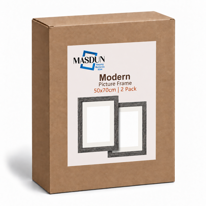 Masdun Modern 50x70cm Photo Frame - Dark Grey