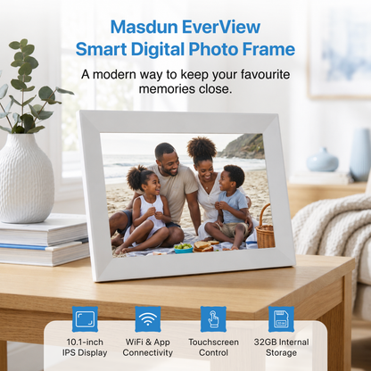 Masdun EverView 10-inch Smart Digital Photo Frame