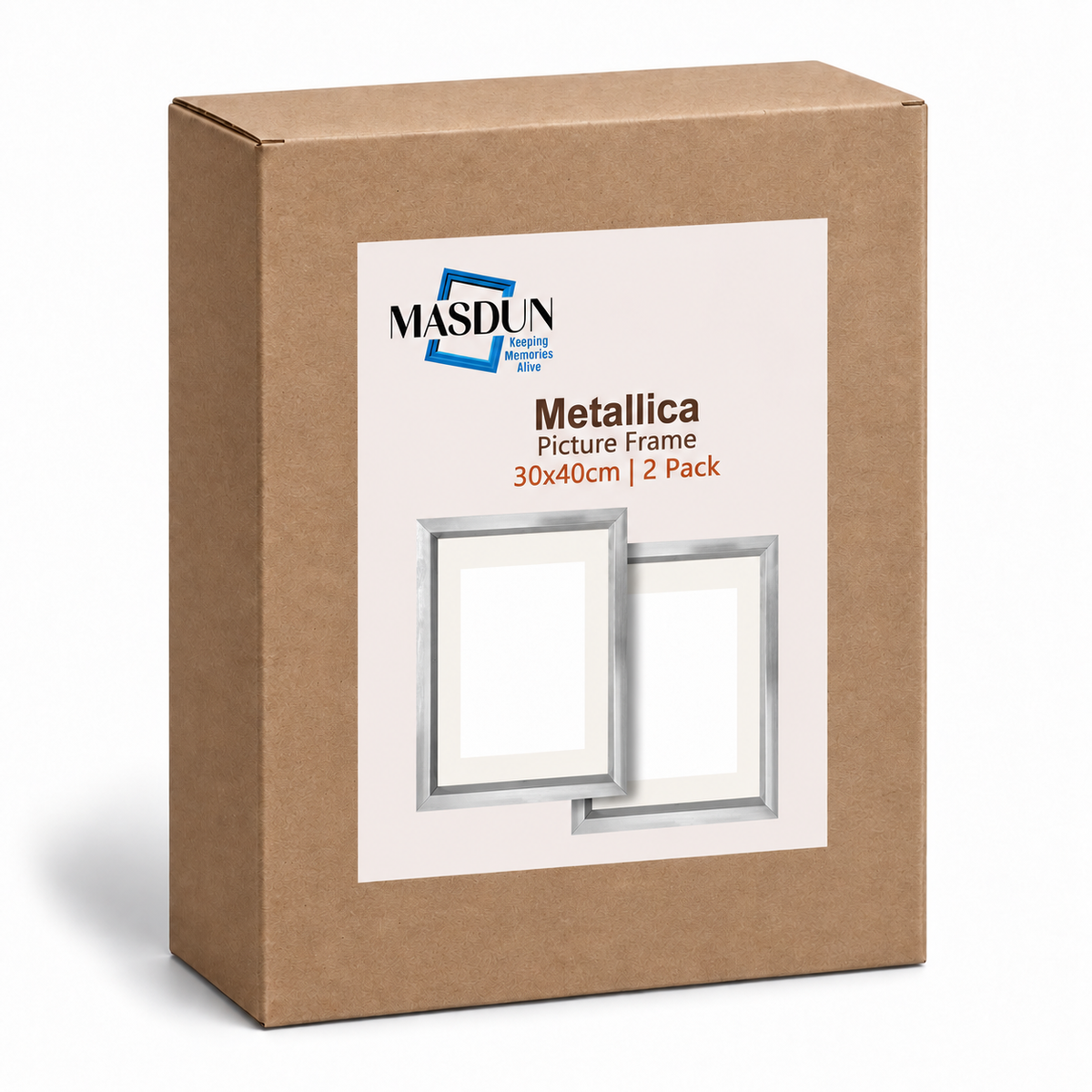 Masdun Metallica A3 Photo Frame - Silver