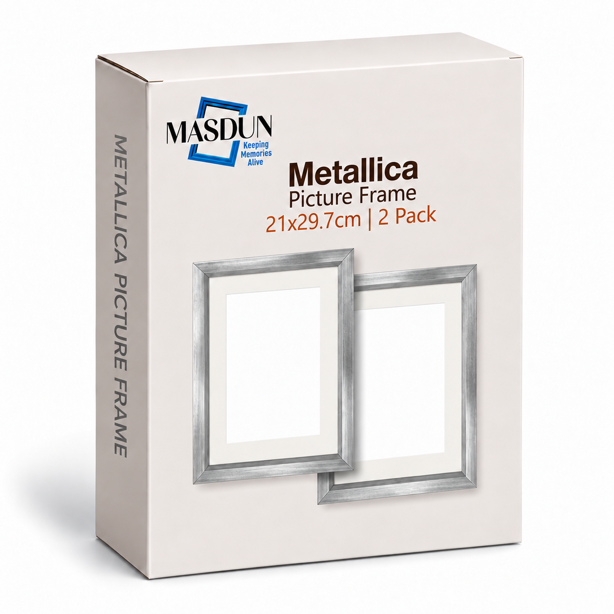 Masdun Metallica A4/Certificate Photo Frame - Silver