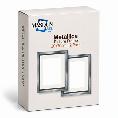 Masdun Metallica A4 Photo Frame - Steel