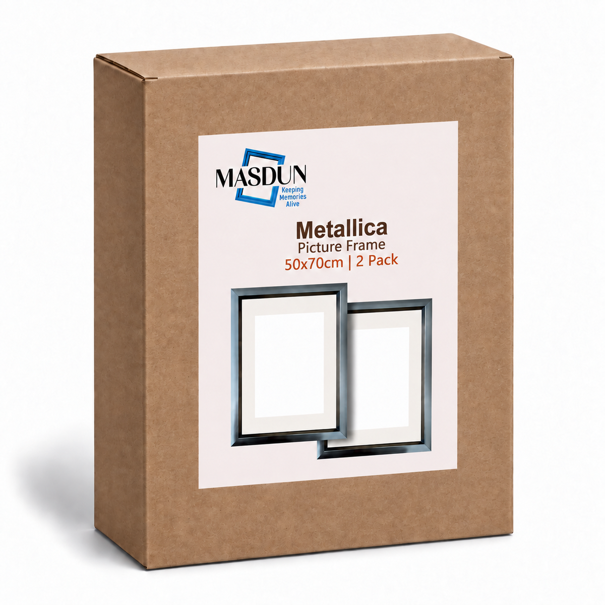 Masdun Metallica 50x70cm Photo Frame - Steel