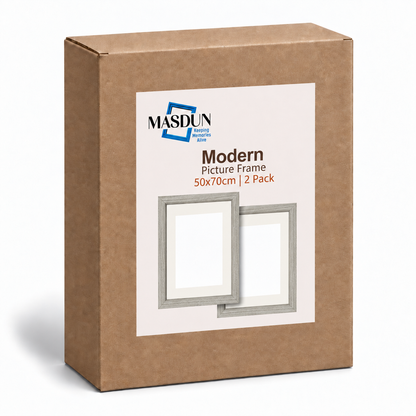 Masdun Modern 50x70cm Photo Frame - White
