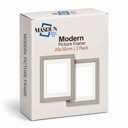 Masdun Modern A4 Photo Frame - White