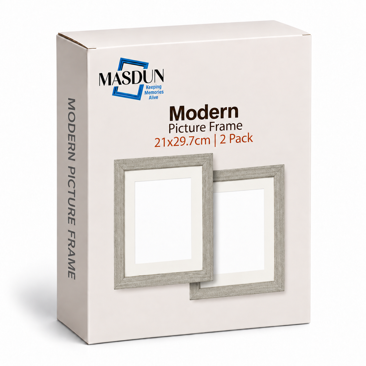 Masdun Modern A4/Certificate Photo Frame - White