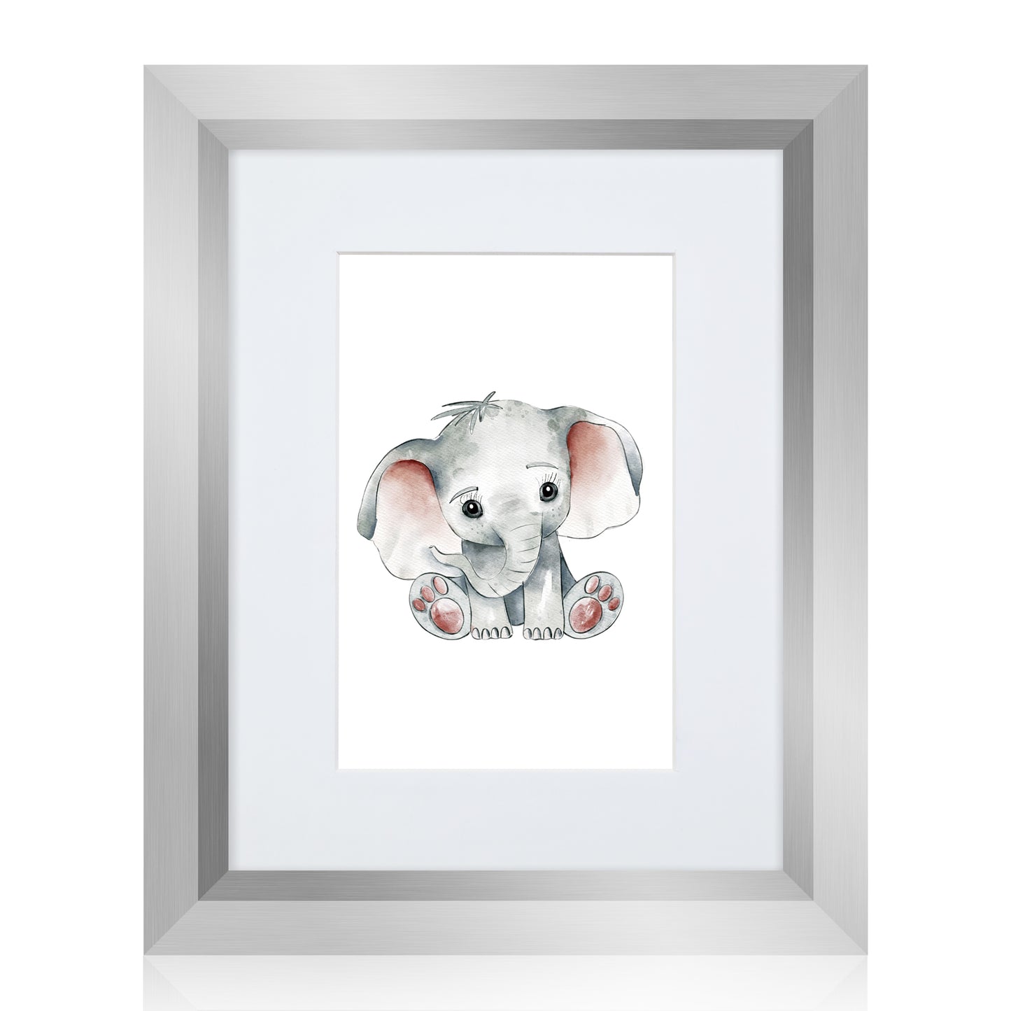 Masdun Metallica A4 Photo Frame - Silver - Nursery
