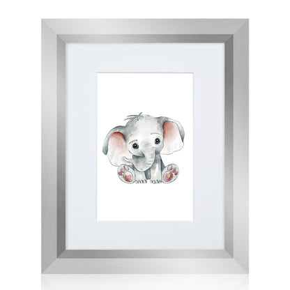 Masdun Metallica A5 Photo Frame - Silver - Nursery