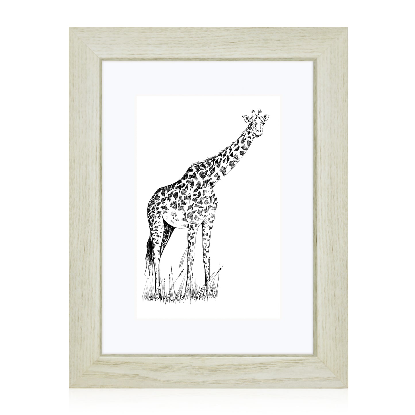 Masdun Modern A5 Photo Frame - White - Wildlife