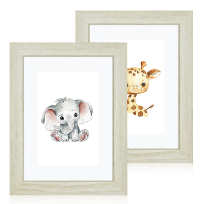 Masdun Modern 30x45cm Photo Frame - White - Nursery