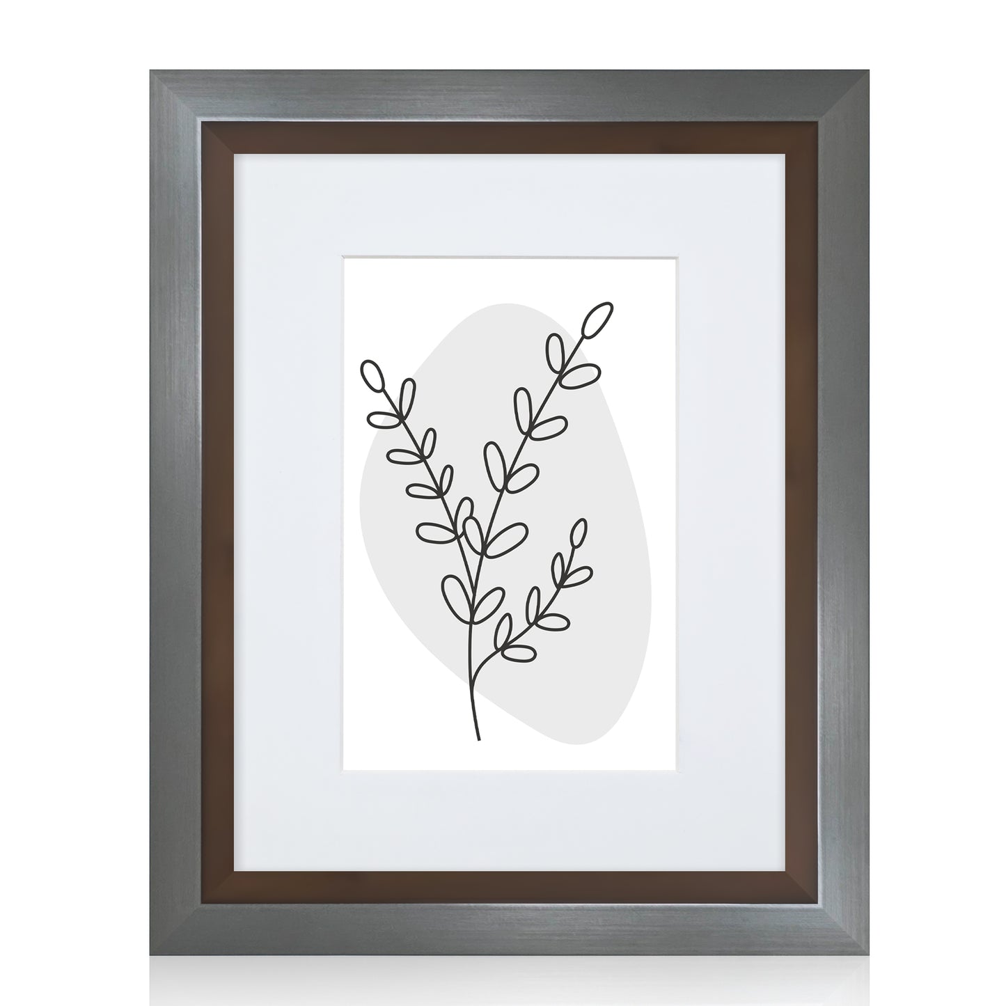 Masdun Metallica 50x70cm Photo Frame - Steel - Minimal