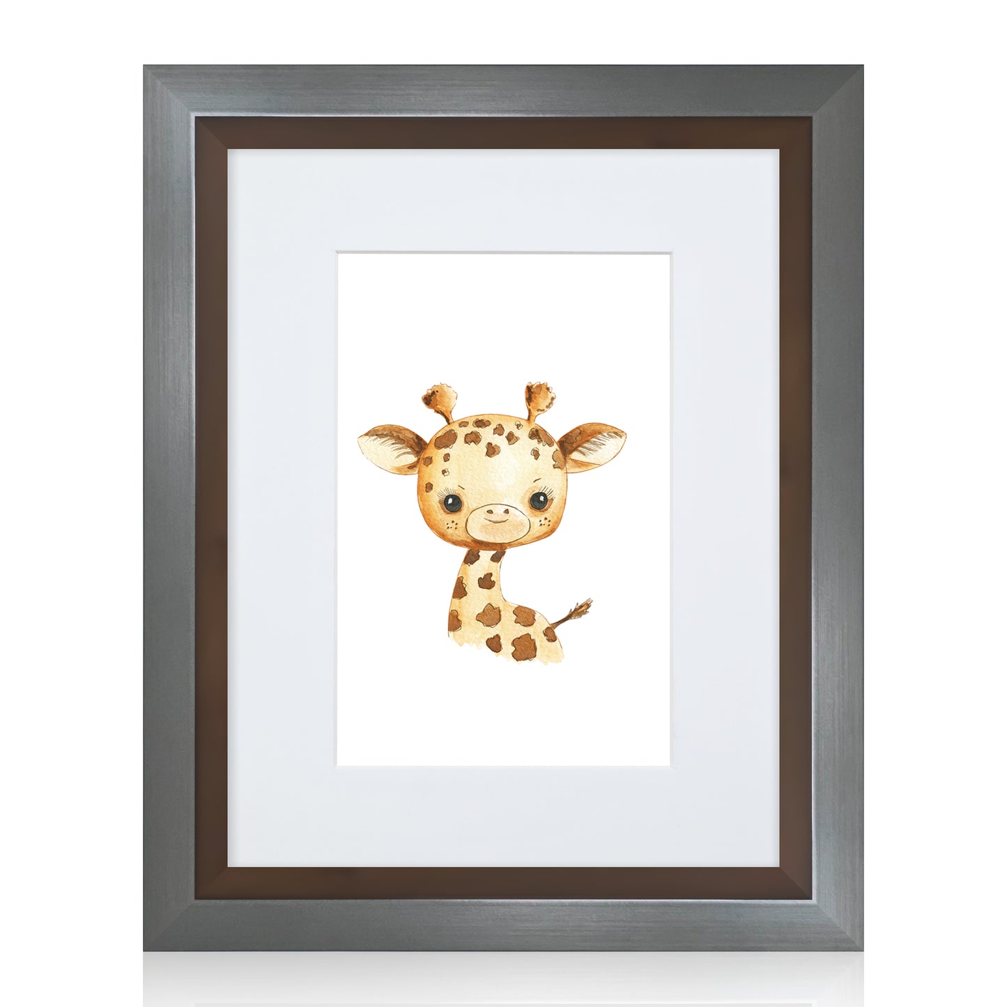 Masdun Metallica A4 Photo Frame - Steel - Nursery