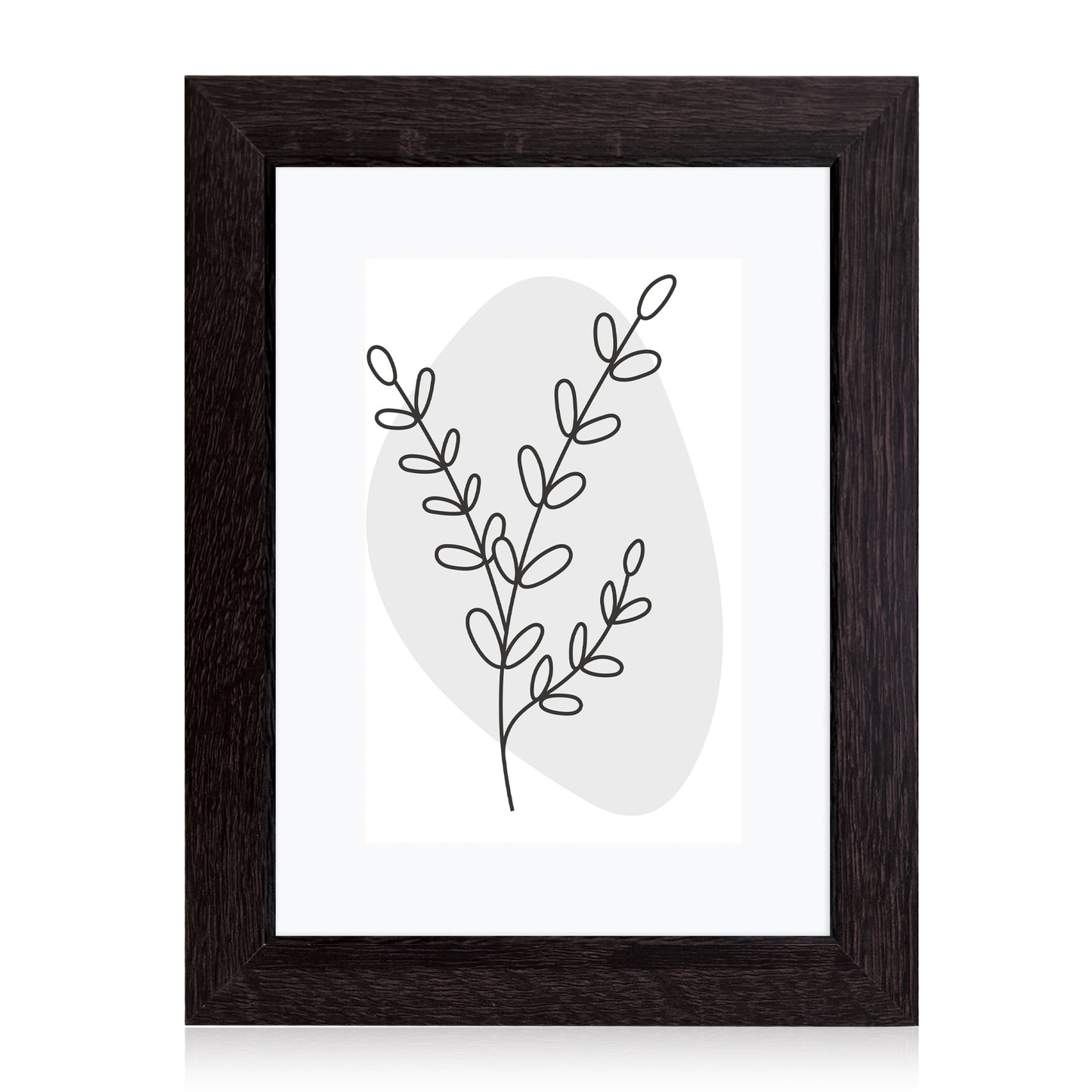 Masdun Modern 50x70cm Photo Frame - Dark Brown - Minimal