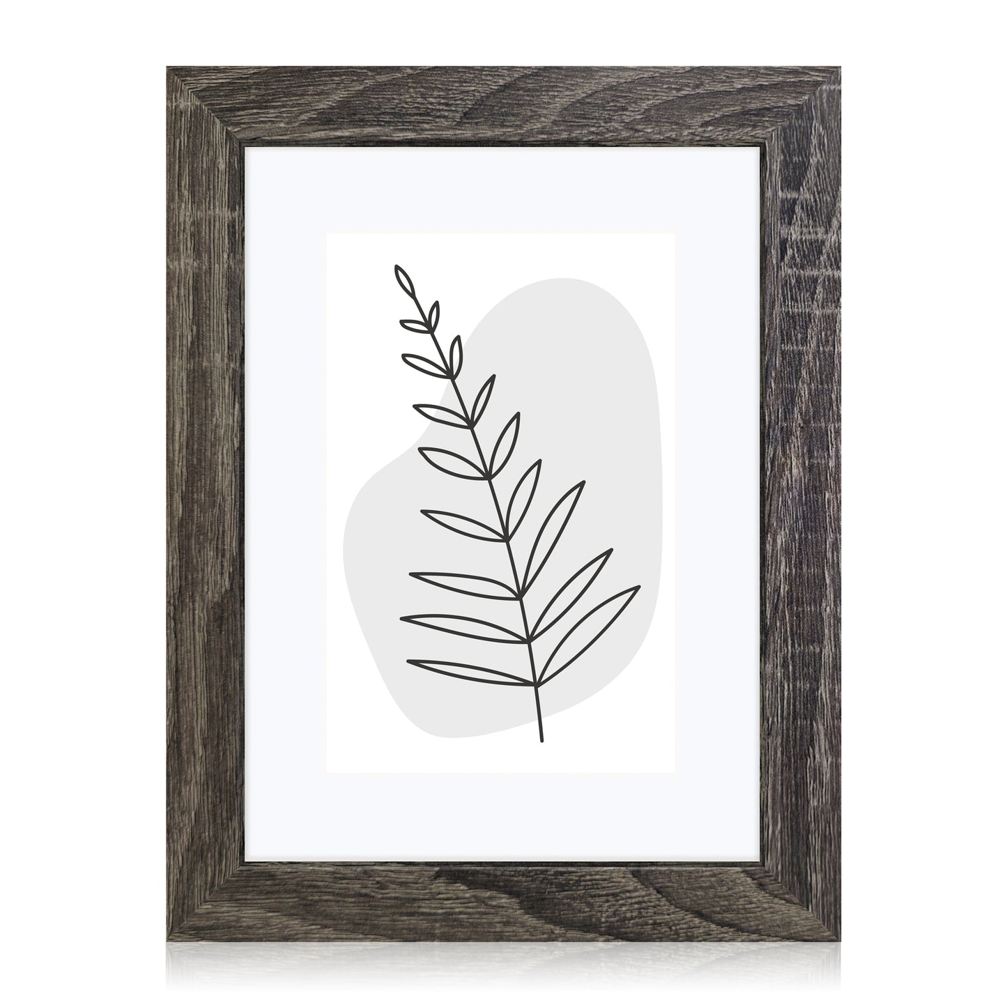 Masdun Modern A4 Photo Frame - Dark Grey - Minimal