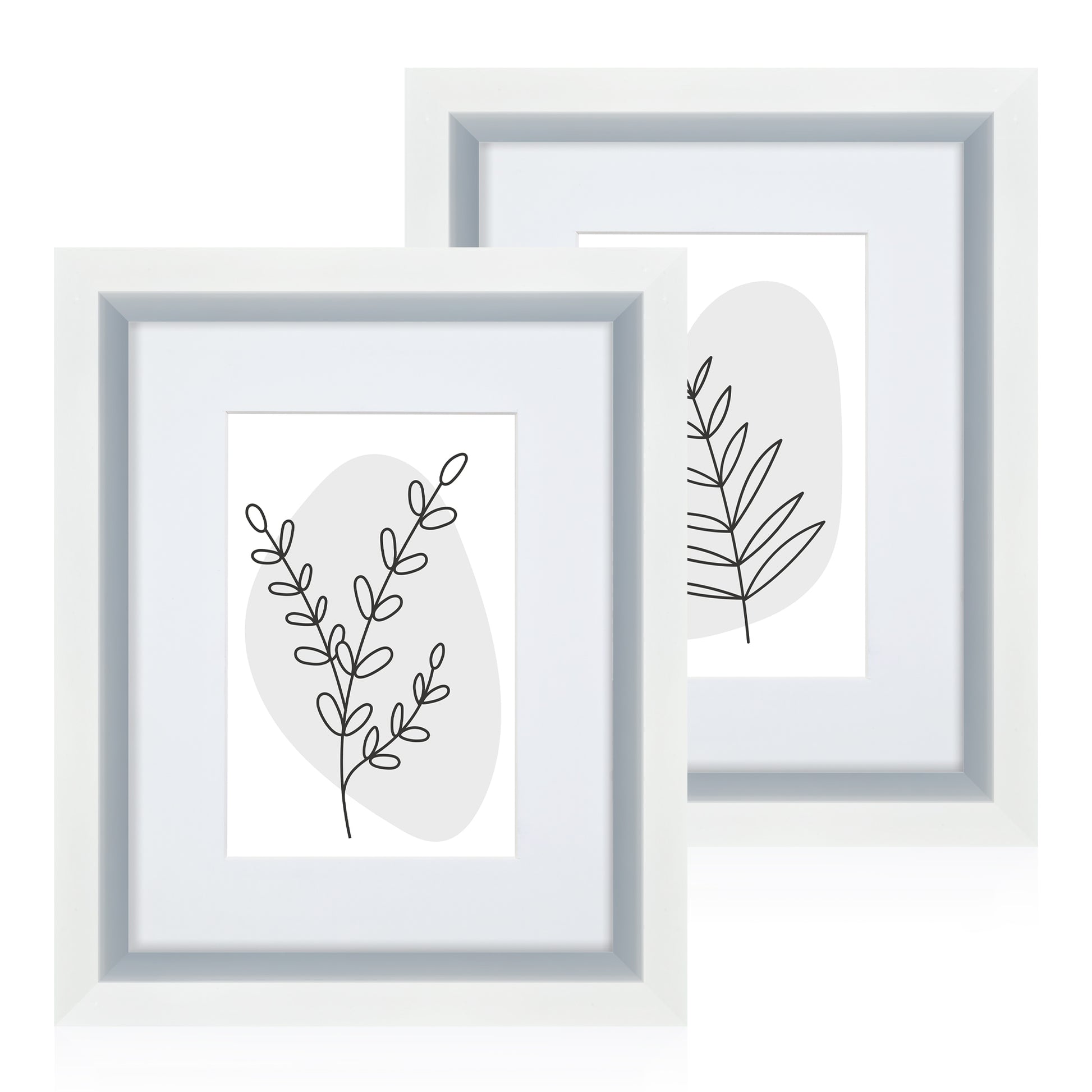 Masdun Metallica A4/Certificate Photo Frame - White - Minimal