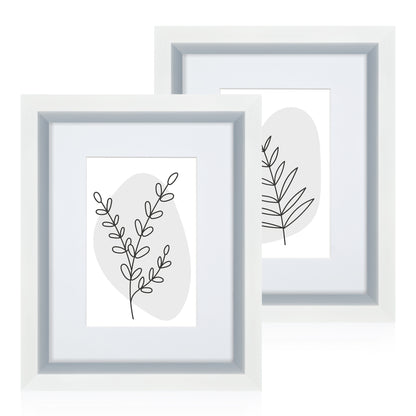 Masdun Metallica A4/Certificate Photo Frame - White - Minimal