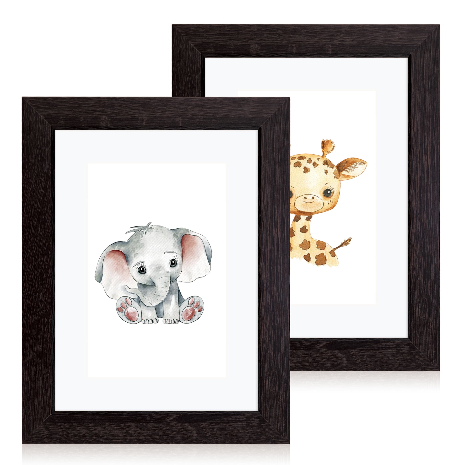 Masdun Modern 50x70cm Photo Frame - Dark Brown - Nursery