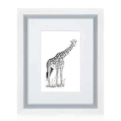 Masdun Metallica 50x70cm Photo Frame - White - Wildlife