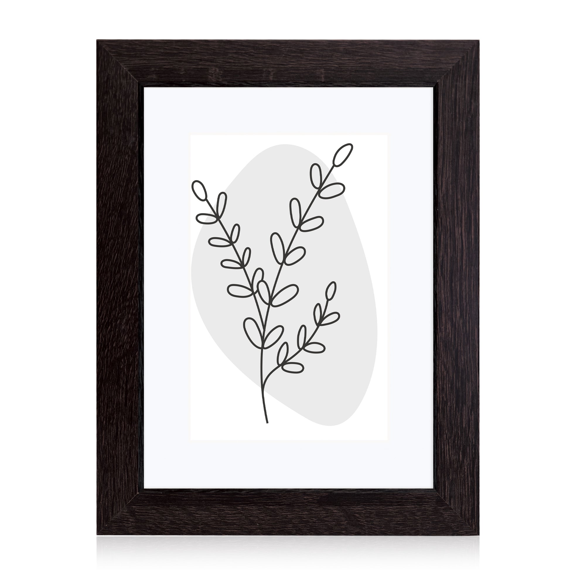 Masdun Modern A5 Photo Frame - Dark Brown - Minimal