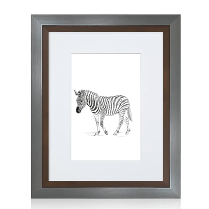 Masdun Metallica A5 Photo Frame - Steel - Wildlife