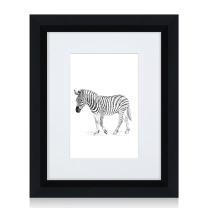 Masdun Metallica 50x70cm Photo Frame - Black - Wildlife