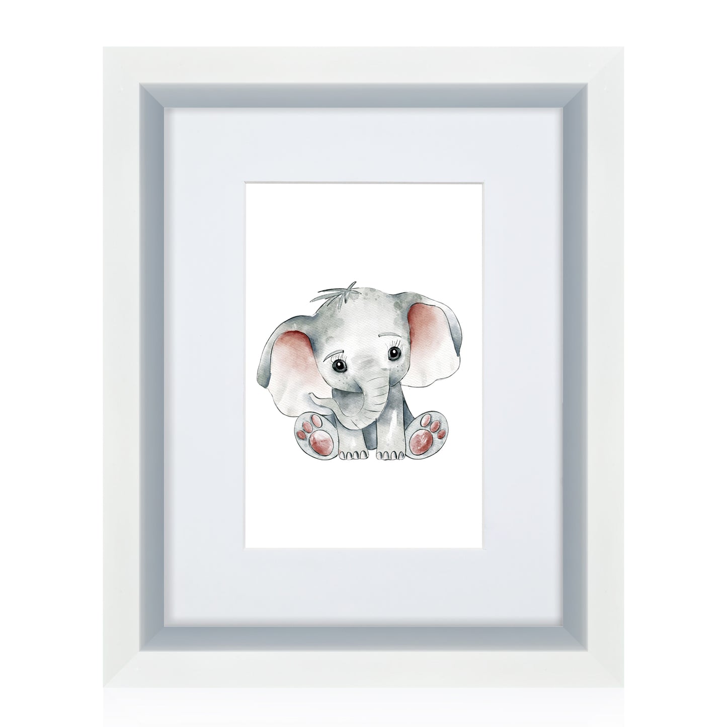 Masdun Metallica A3 Photo Frame - White - Nursery