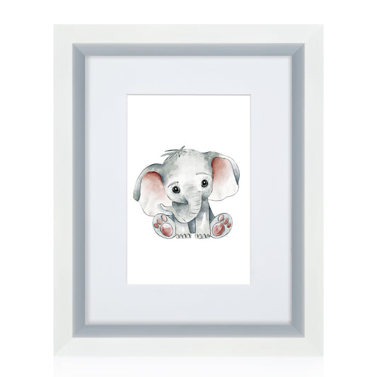 Masdun Metallica A3 Photo Frame - White - Nursery
