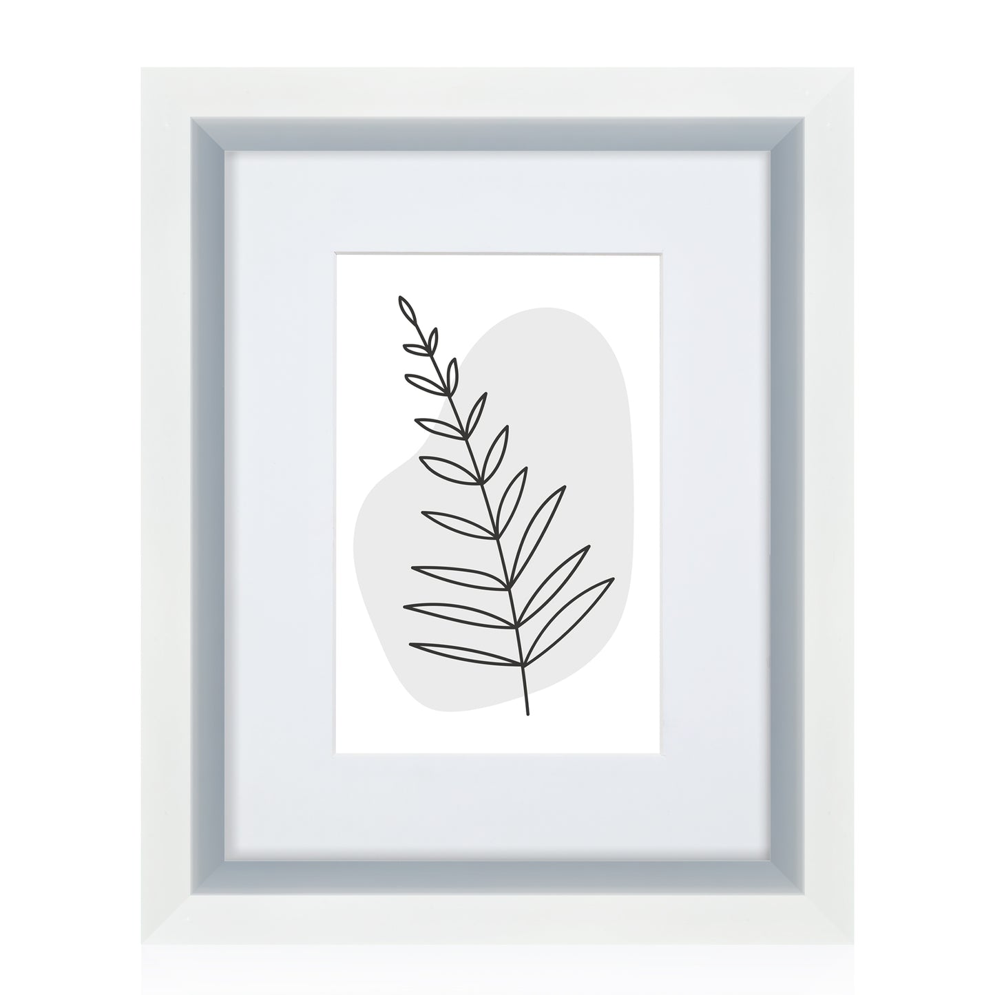 Masdun Metallica A4/Certificate Photo Frame - White - Minimal