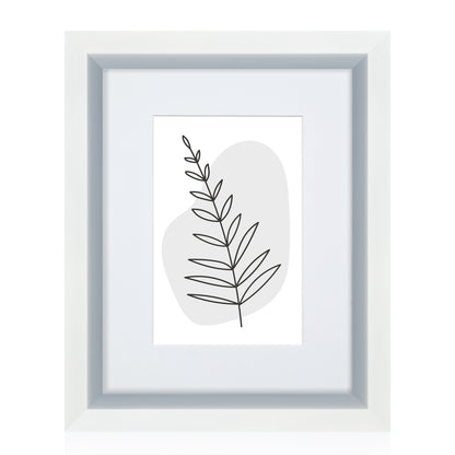 Masdun Metallica A4/Certificate Photo Frame - White - Minimal