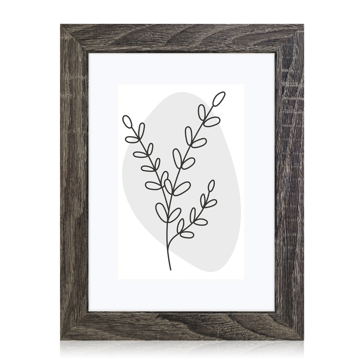 Masdun Modern 50x70cm Photo Frame - Dark Grey - Minimal