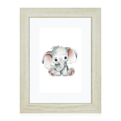 Masdun Modern A5 Photo Frame - White - Nursery