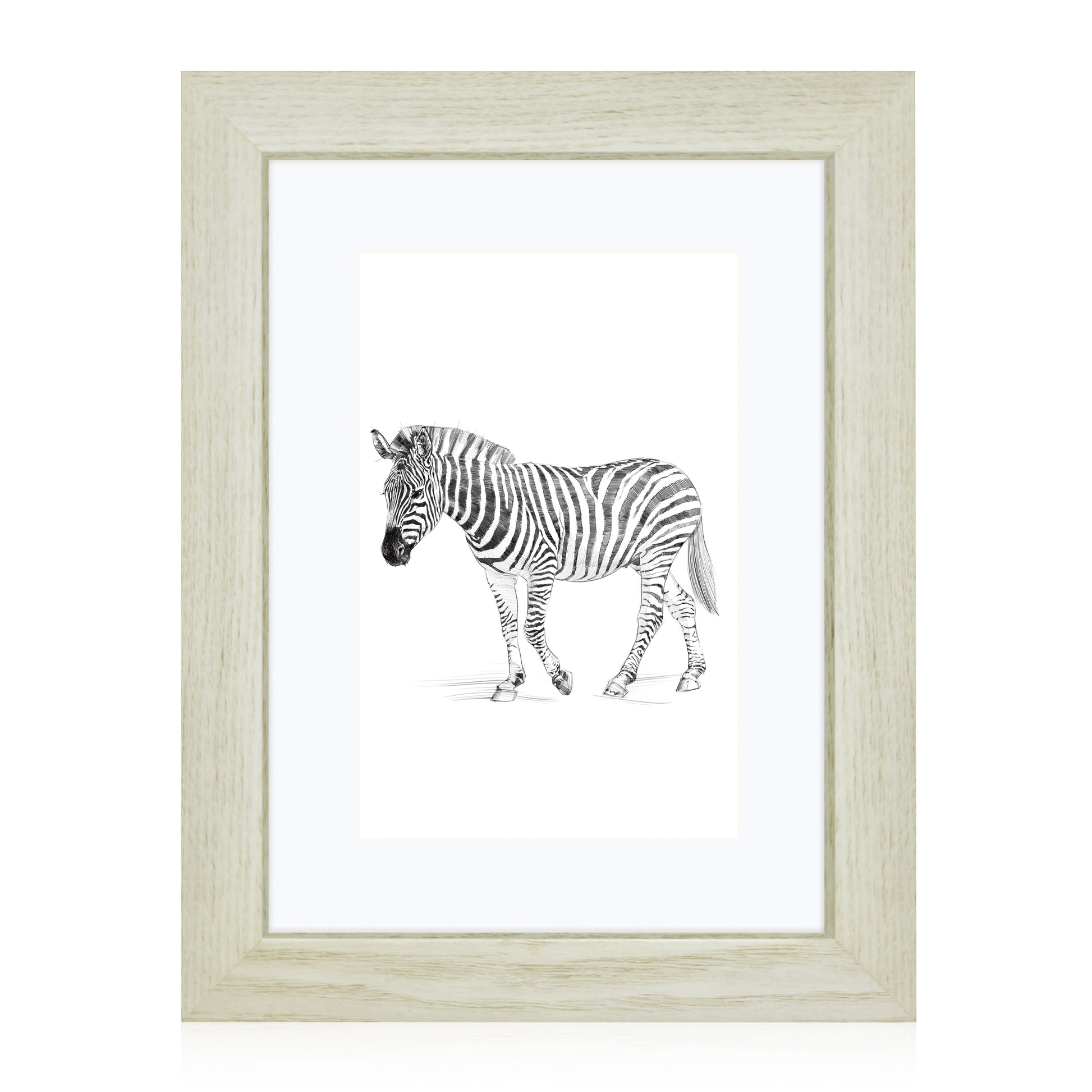 Masdun Modern A5 Photo Frame - White - Wildlife