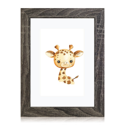 Masdun Modern A5 Photo Frame - Dark Grey - Nursery