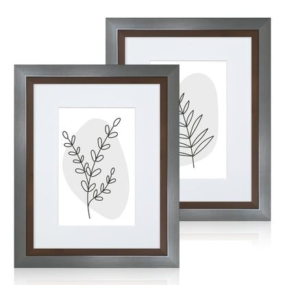 Masdun Metallica 50x70cm Photo Frame - Steel - Minimal