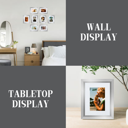 Masdun Metallica A3 Photo Frame - Silver - Minimal