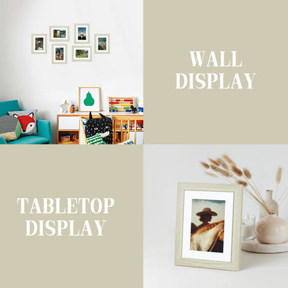 Masdun Modern A4 Photo Frame - White - Minimal