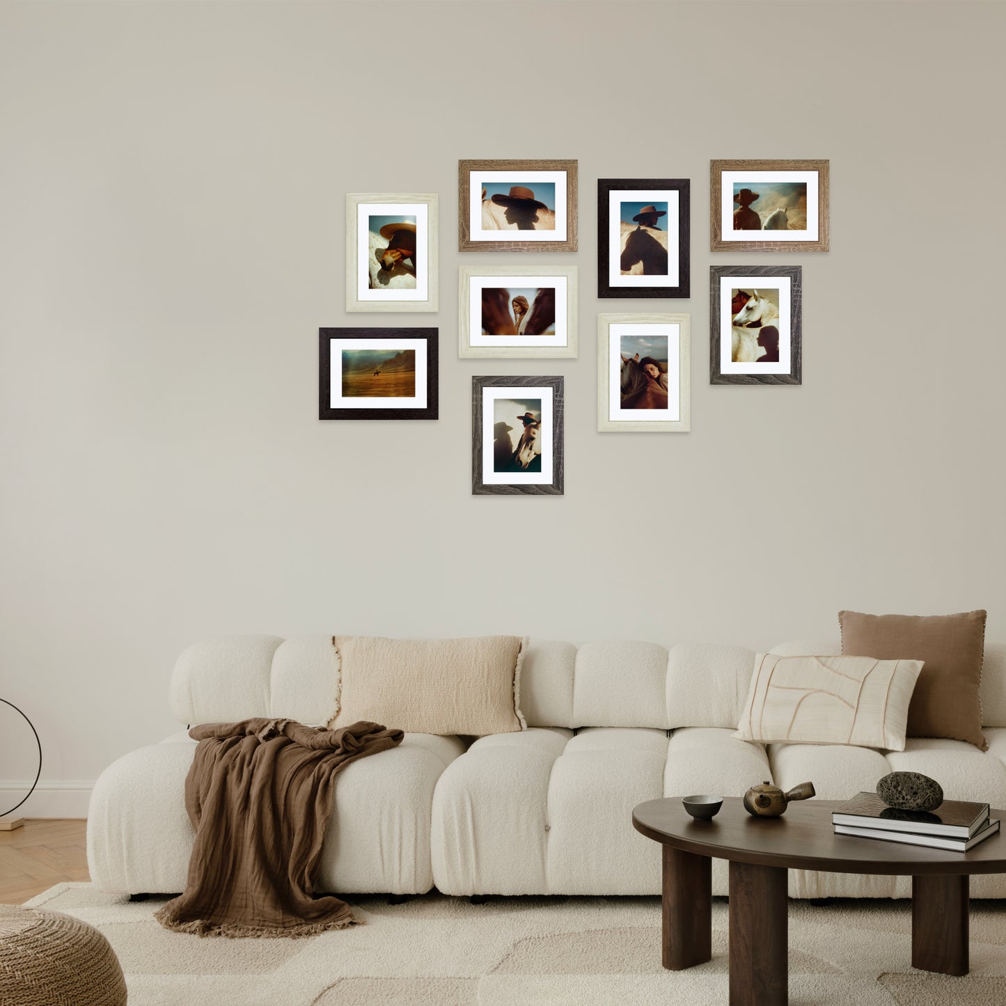 Masdun Modern A4 Photo Frame - White - Minimal